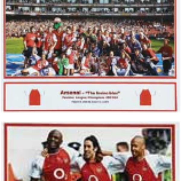 Robert Pires Sigend and Framed Arsenal Invincibles Storyline